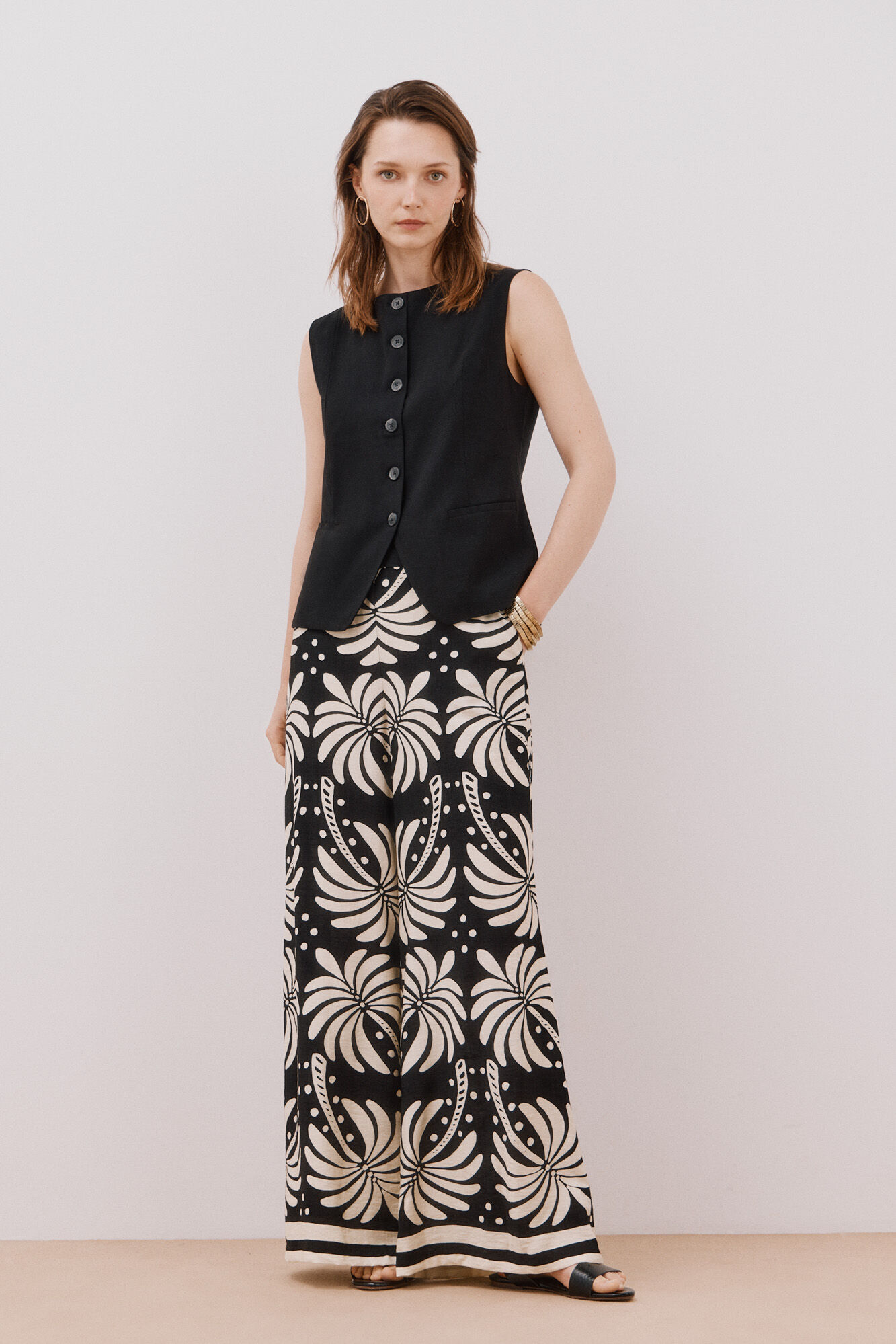 Cortefiel Chaleco cuello redondo