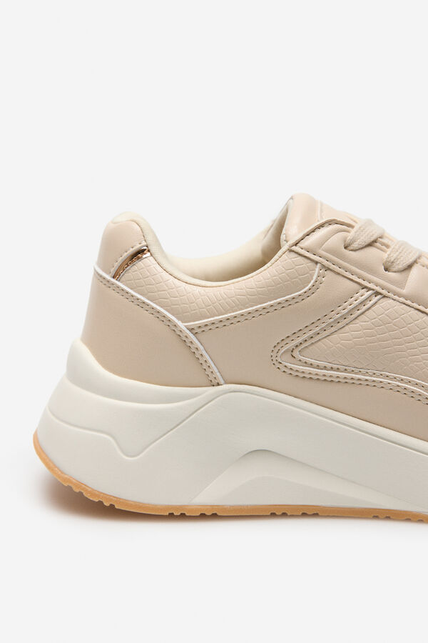 Cortefiel T&ecirc;nis plataforma cobra Tostado