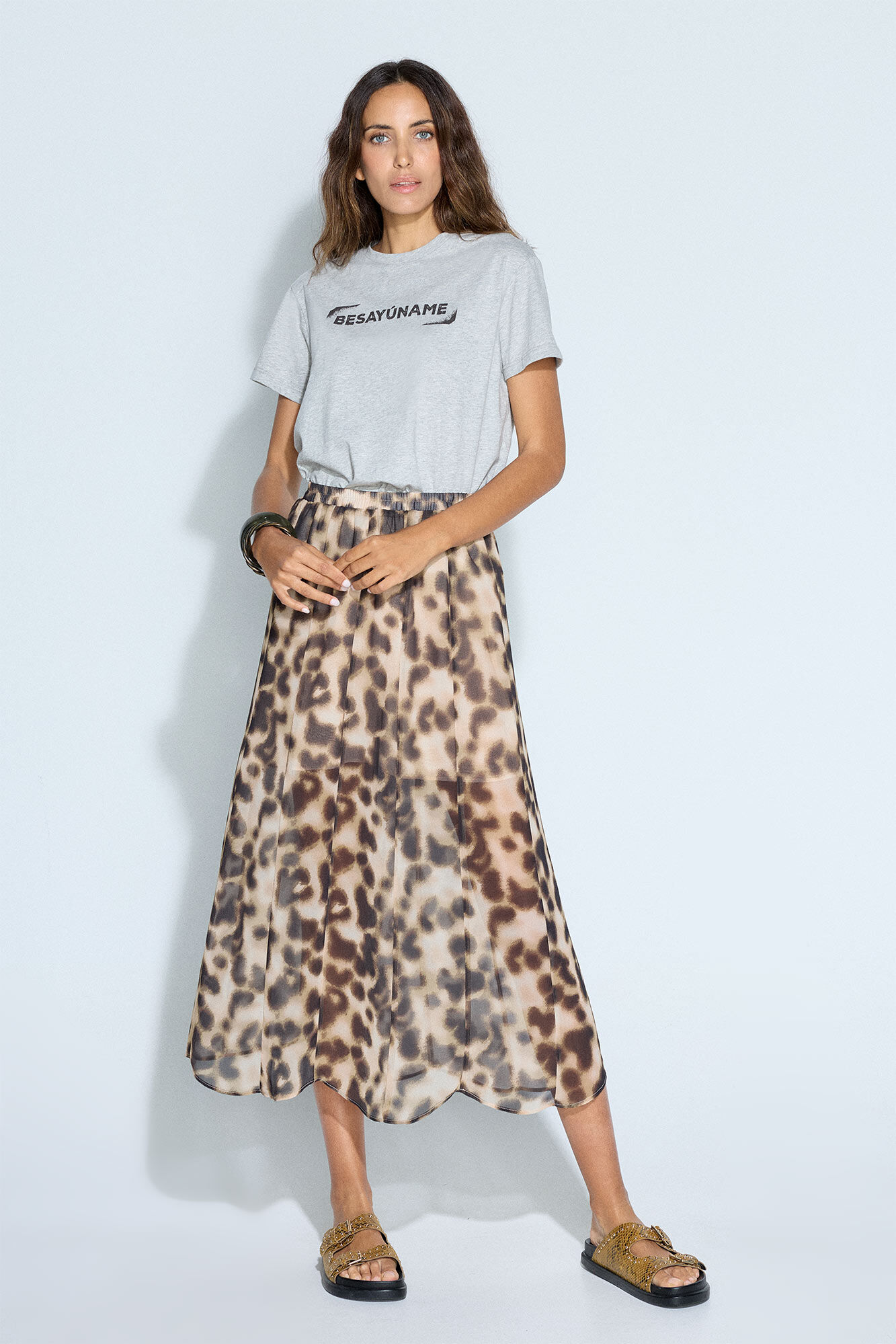 Cortefiel Camiseta escote caja