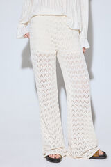 Slowlove Calças de malha Branco