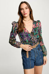 Morgan Blusa manga larga Multicolor