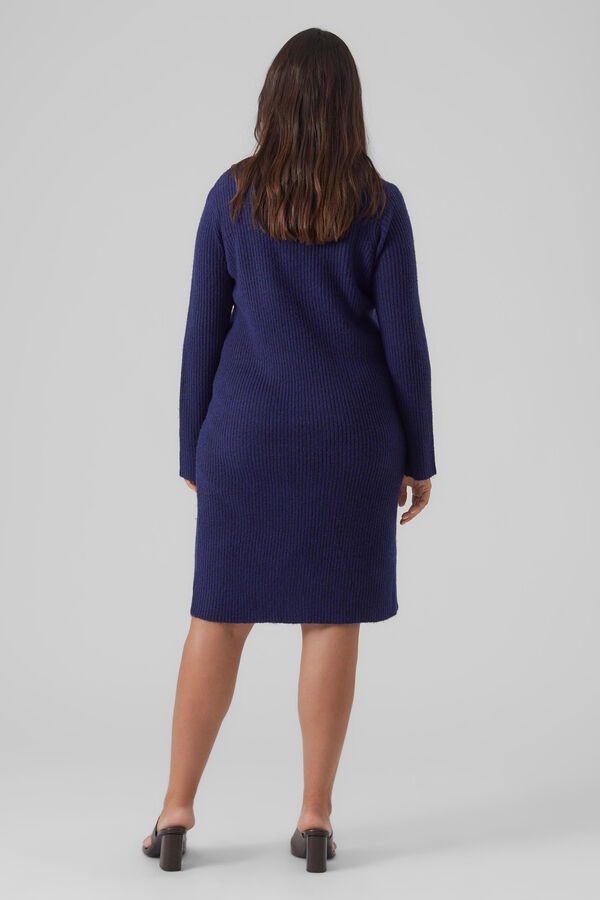Vero Moda Curve Vestido de punto talla grande Azul