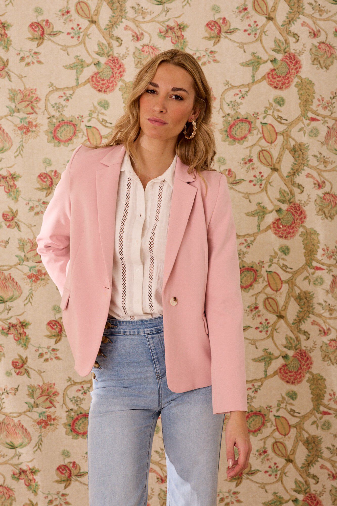 Pol&iacute;n Et Moi Blazer solapa Norma