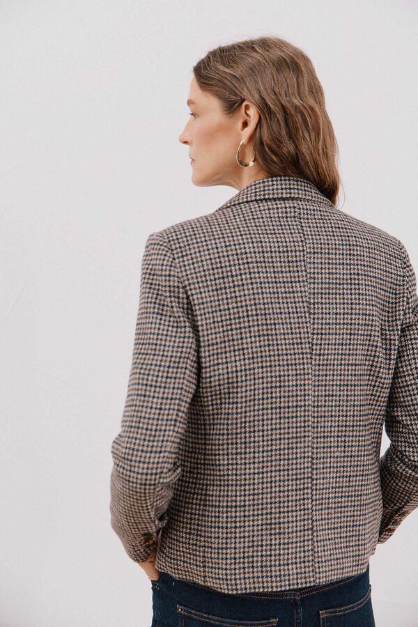 Cortefiel Blazer curto Cinzento
