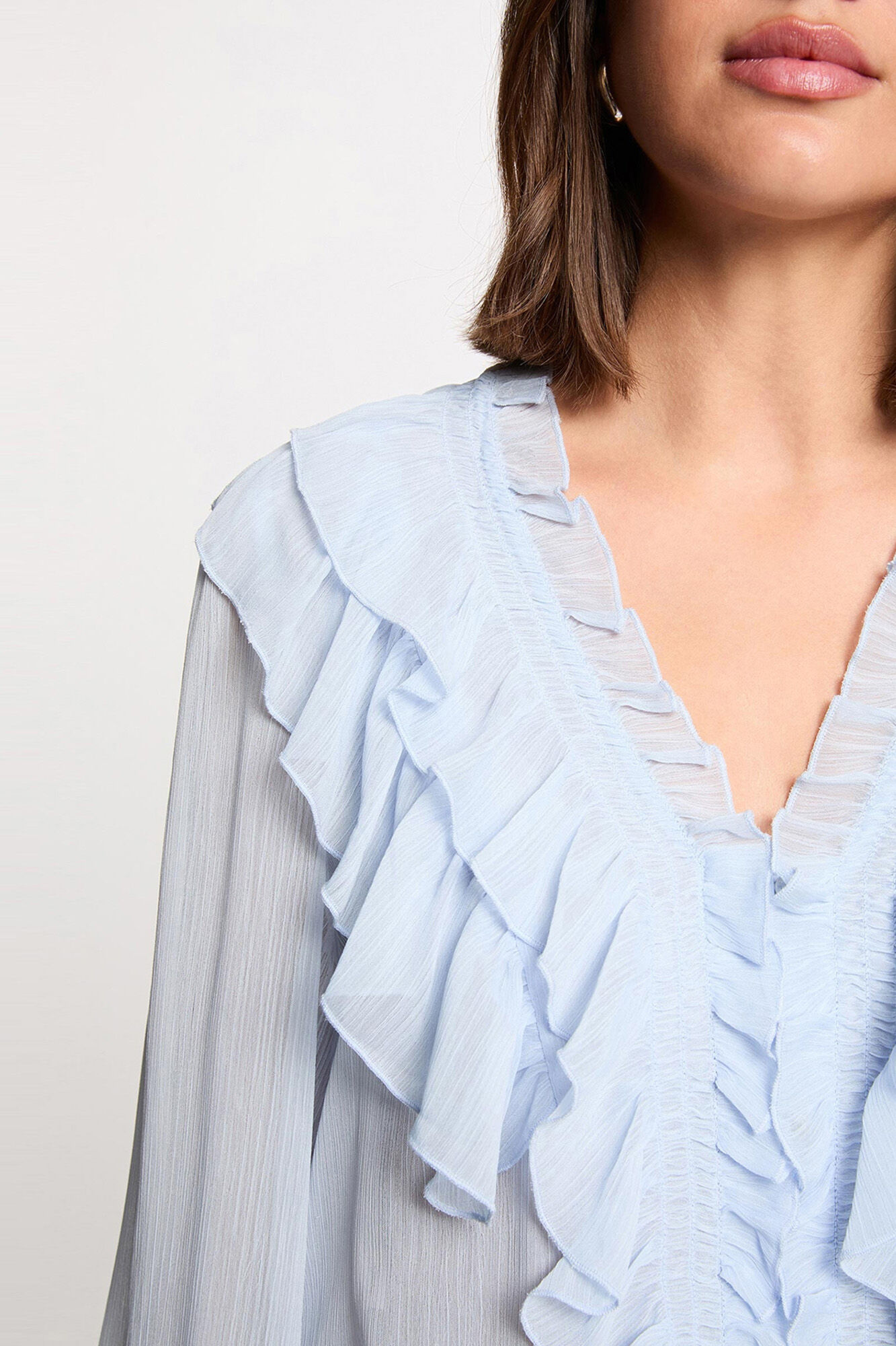 Morgan Camisa fluida con cuello en v