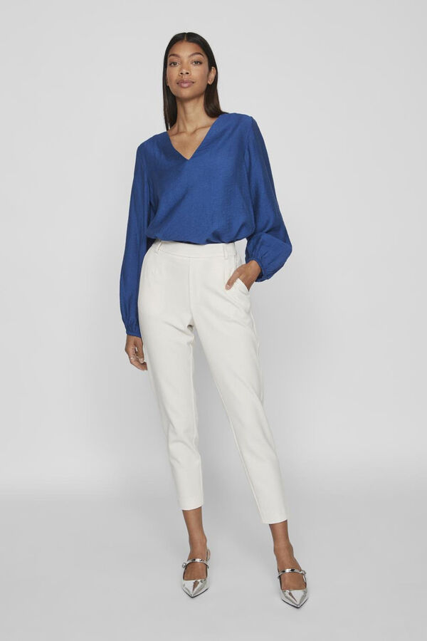 Vila Camisa de manga comprida Azul