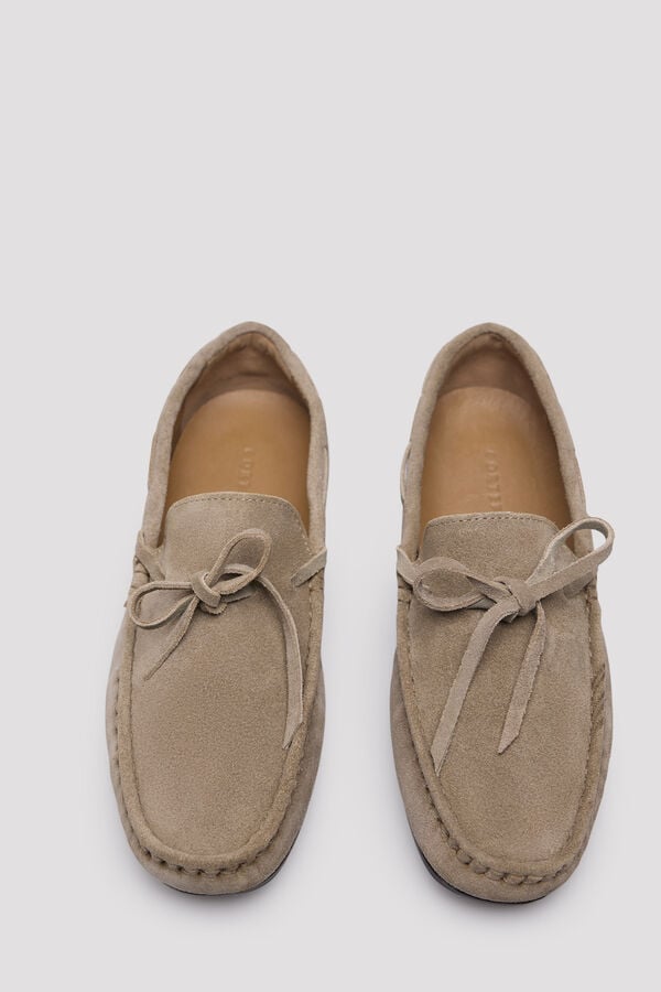 Cortefiel Mocasin sport piel Beige