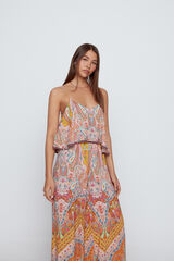 Slowlove Macac&atilde;o estampado detalhe bordado Multicolorido