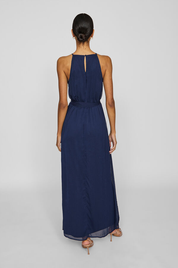 Vila Vestido longo de festa Azul