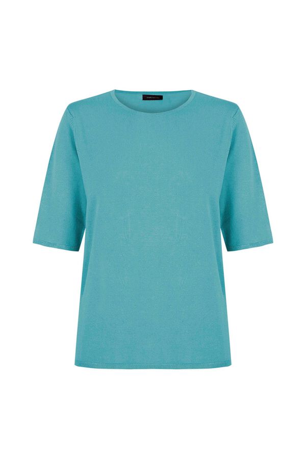 Cortefiel Camisola manga curta Verde