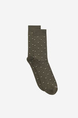 Cortefiel Meia micro desenho Verde