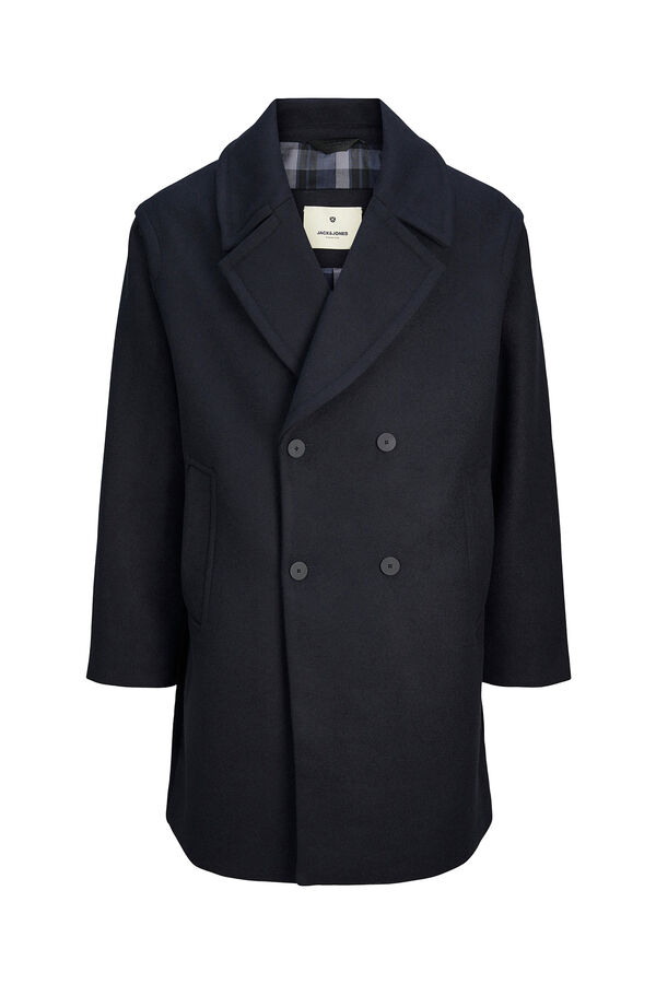 Jack & Jones Abrigo cruzado solapas Azul marino