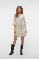 Vero Moda Vestido curto algodão Cinzento