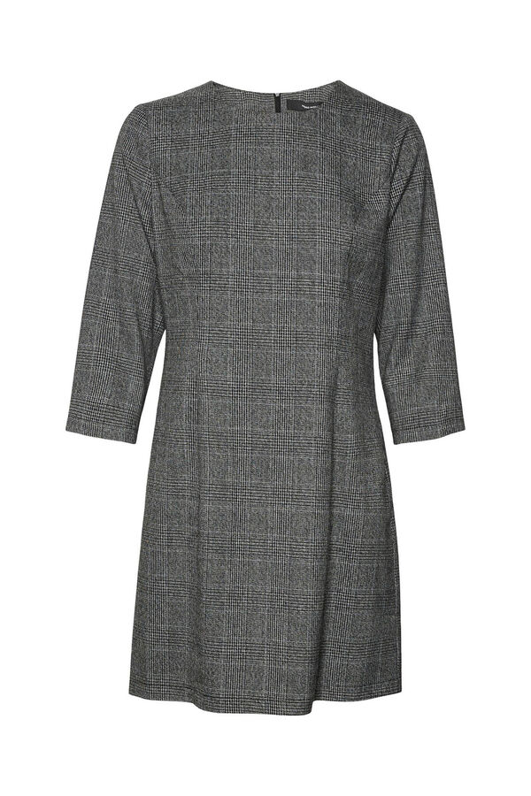 Vero Moda Vestido curto de manga 3/4 Cinzento