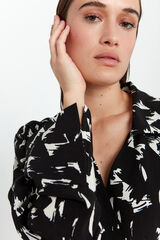 Vero Moda Blusa de manga larga cruzada Gris