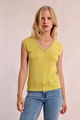 Molly Bracken Camiseta manga curta com detalhe de acabamento Verde