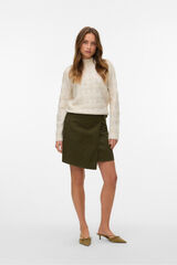 Vero Moda Jersey de punto cuello subido Beige