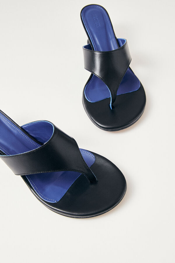 Alohas Sandalias de piel Tess Negro