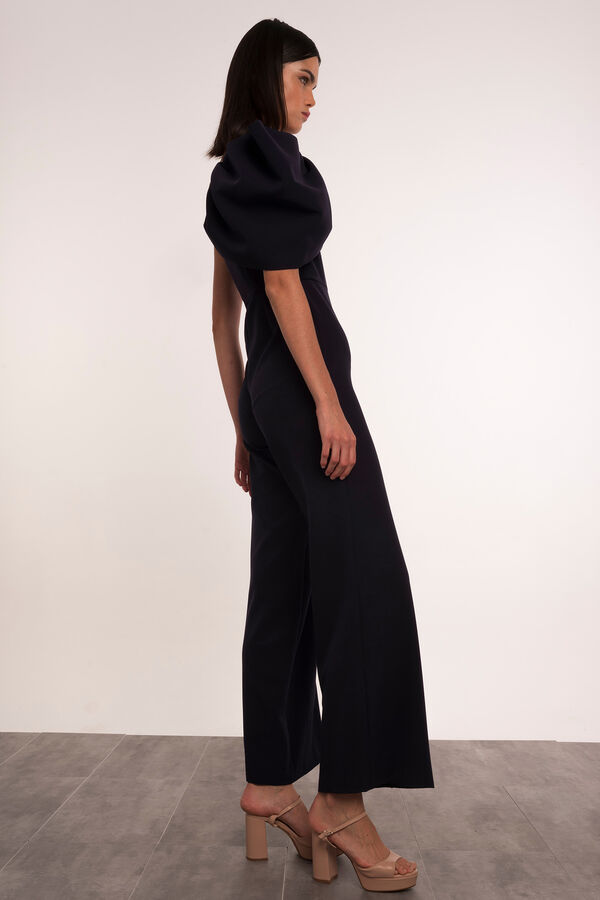 Dolores Promesas Mono asim&eacute;trico con drapeado Negro