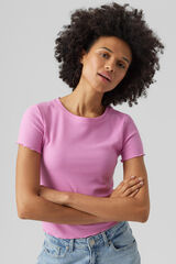 Vero Moda Top canelado Roxo