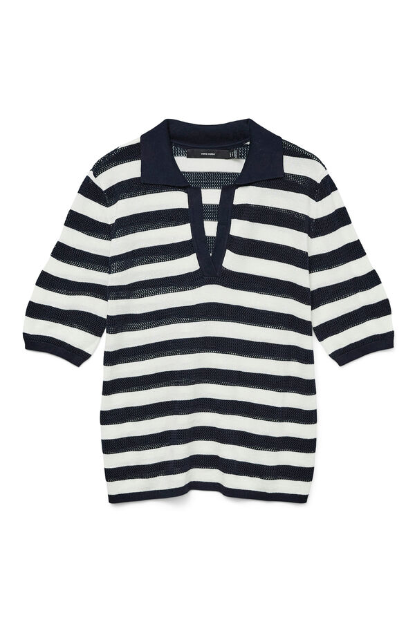 Vero Moda Polo de malha manga curta  Azul