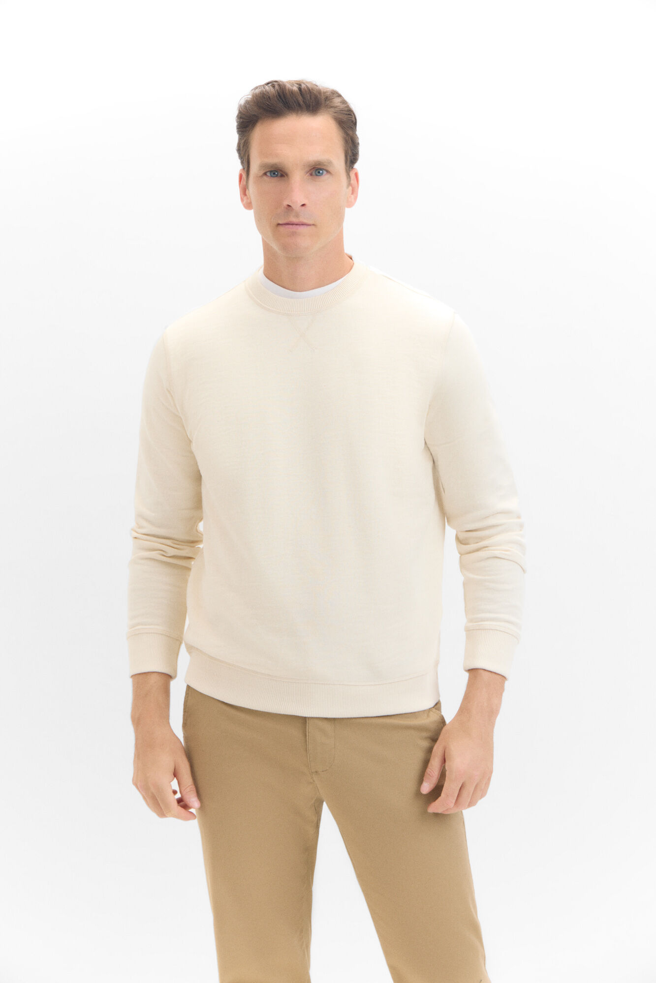 Cortefiel Sweatshirt gola caixa
