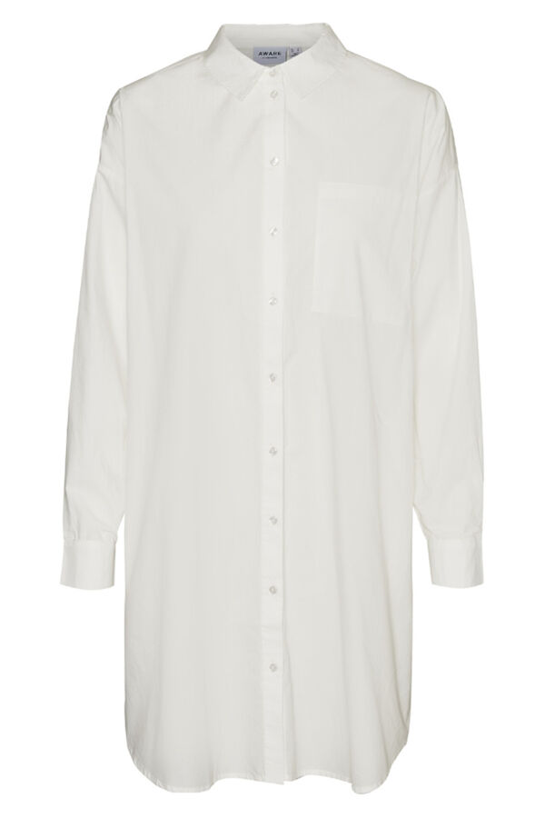 Cortefiel Camisa oversize Curve Branco