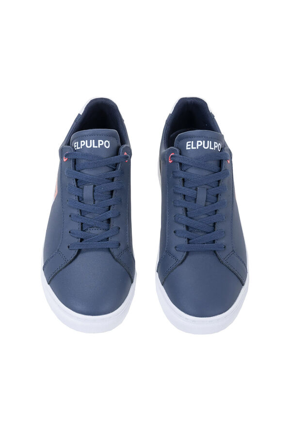 elPulpo Zapatilla casual bandera lateral Azul marino