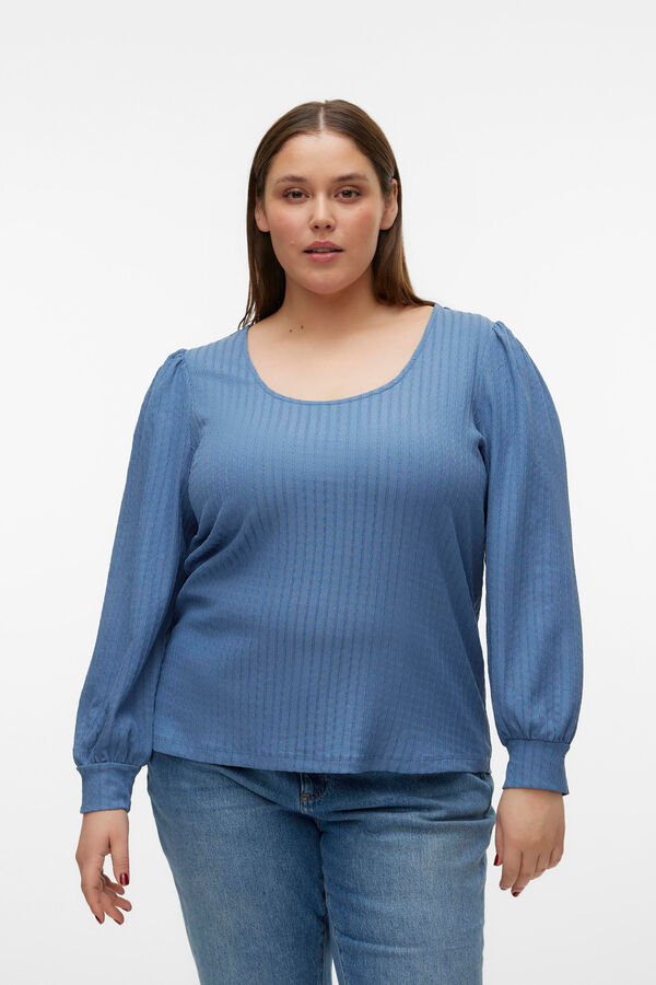 Vero Moda Curve Top de manga comprida Curve Azul