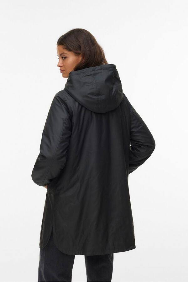 Vero Moda Imperme&aacute;vel com capuz Preto