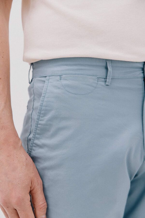 Cortefiel Bermuda chino Azul