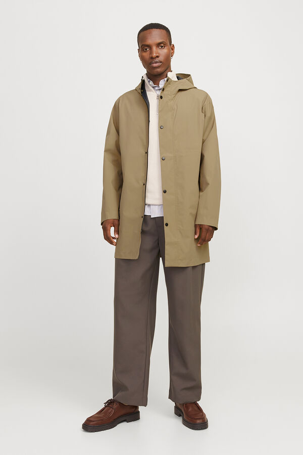 Jack & Jones Chubasquero impermeable capucha Gris