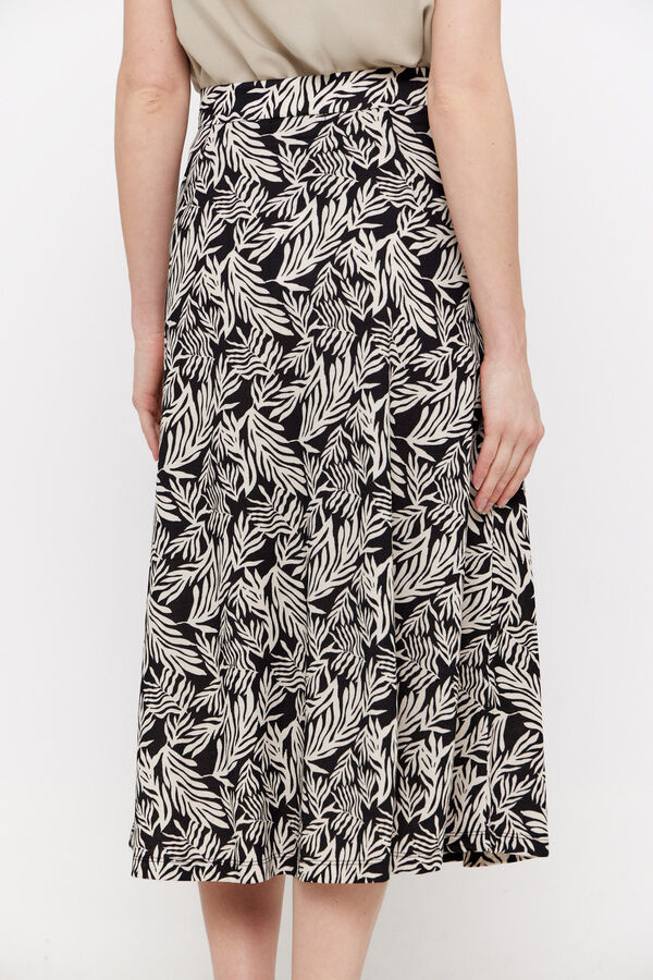 Cortefiel Saia capa midi Tostado