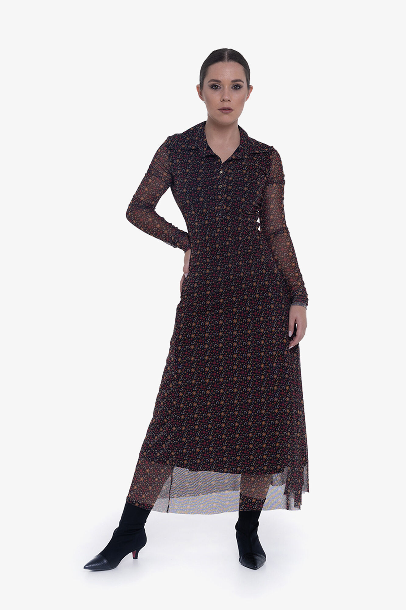 Cupl&eacute; Vestido con estampado de flores