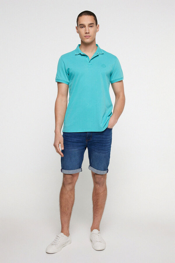 Privata Bermuda tejana mid light Azul