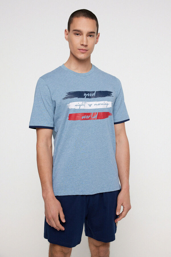 Privata Pijama corto good night Azul