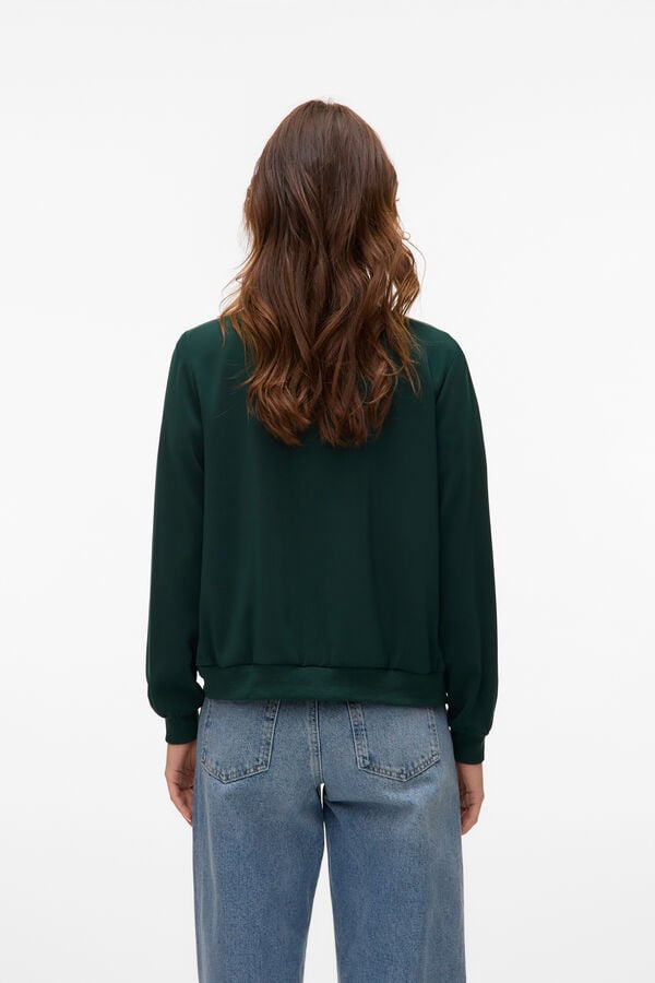 Vero Moda Cazadora bomber Verde oscuro