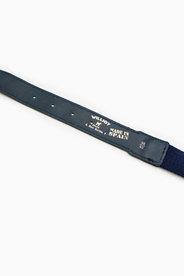 Williot Cinto da Marinha com Fita &Eacute;tnica Azul