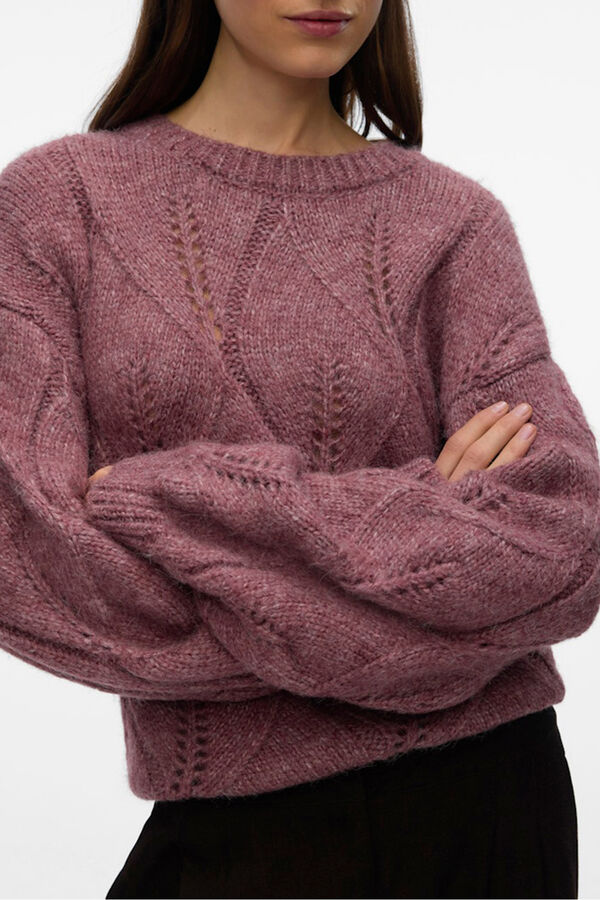 Vero Moda Jersey de manga abullonada Rosa