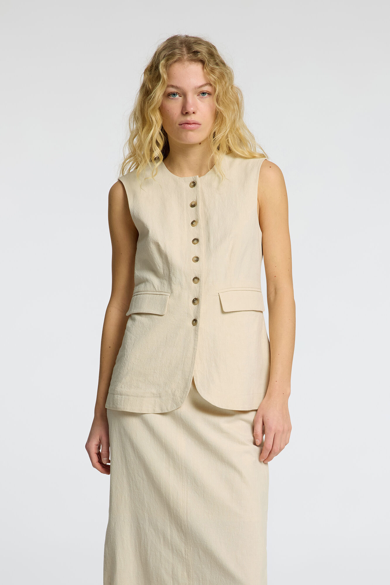 Selected Femme Top / Chaleco abotonado