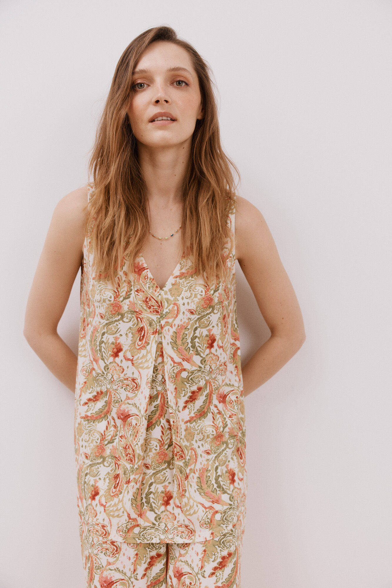 Cortefiel Top dobr&aacute;vel longo