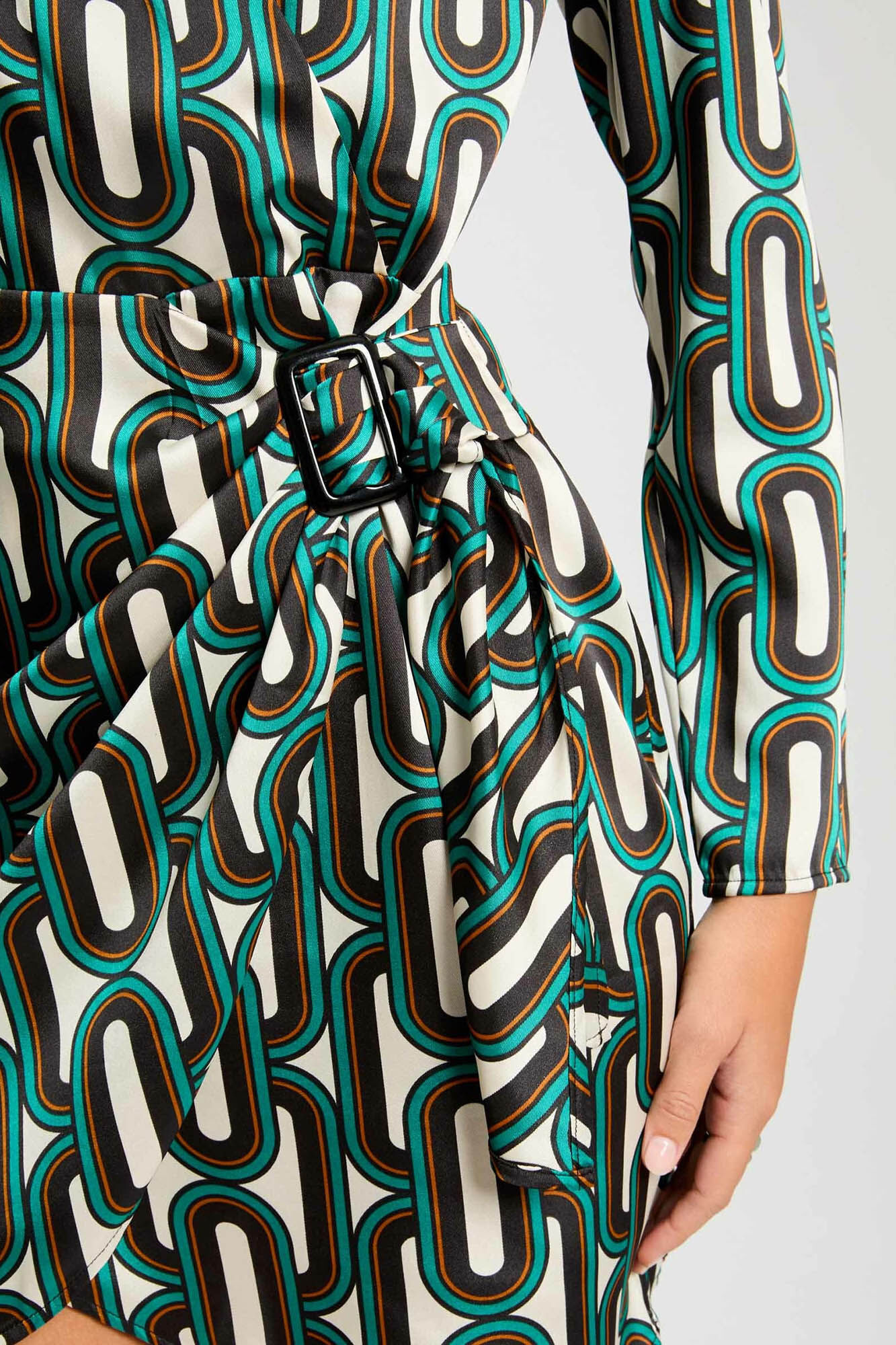 Morgan Vestido curto estampado