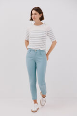 Cortefiel Jeans Sensacional Slim Jacquard Azul