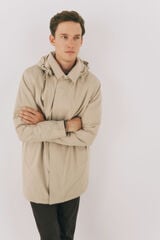 Cortefiel Sobretudo t&eacute;cnico Tostado