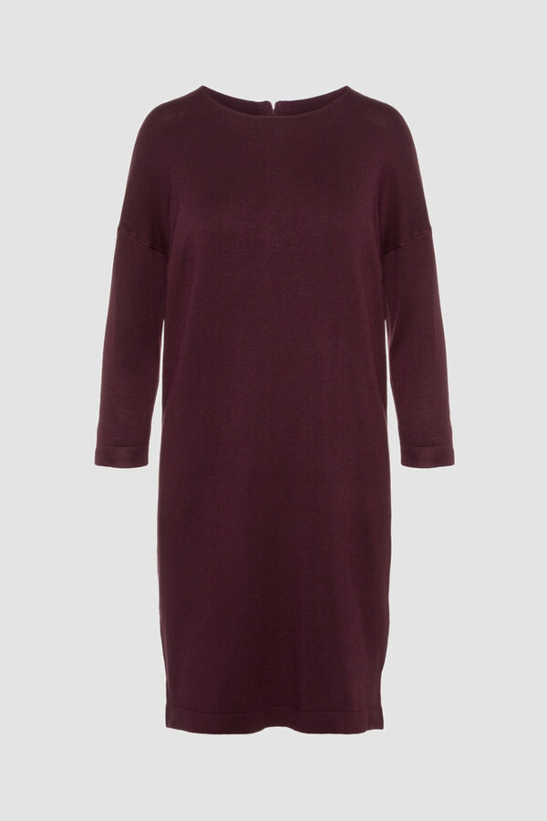 Vero Moda Vestido de punto midi Granate