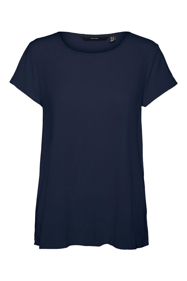 Cortefiel Camiseta fluida Azul marino