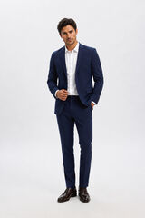 Selected Pantal&oacute;n de traje Slim Fit Azul marino