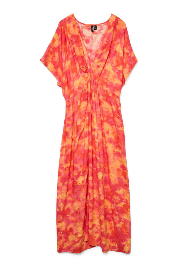 Vero Moda Curve Vestido midi manga curta plus size Amarelo