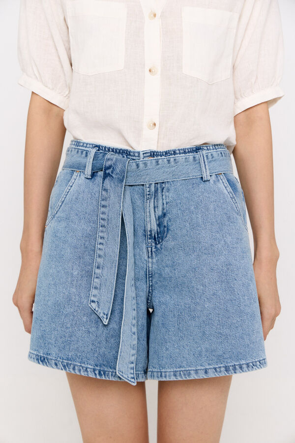 Cortefiel Cal&ccedil;&otilde;es ganga la&ccedil;o Azul