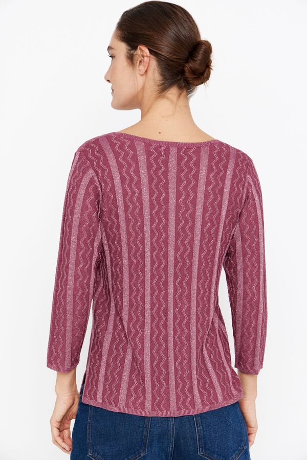 Cortefiel Jersey hilo metalizado Rosa